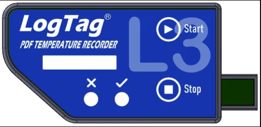 LOGTAG L3: USB PDF Temperature Data Logger
